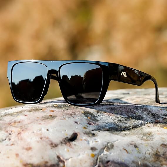 Fit Over Glasses Sunglasses for Women Men Trendy Square Shades Sun glasses Polarized UV400 Protection